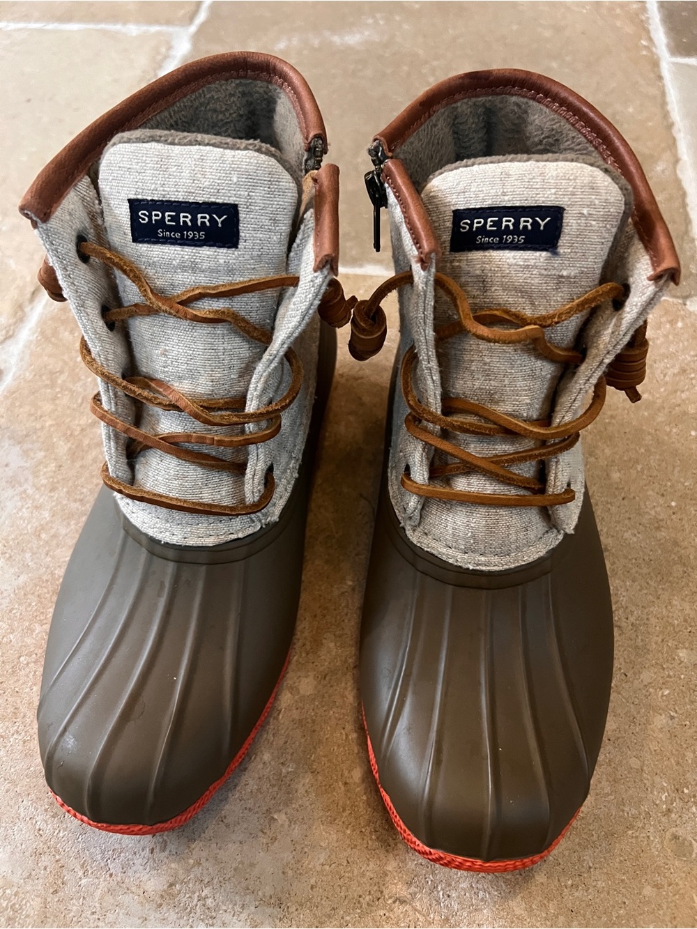 Sperry Top-Sider Saltwater Duck Boot EUC Limited Edition Color